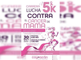 Invitan a la Carrera Lucha Contra el Cáncer de Mama en Coyoacán