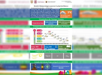 Continuarán las bajas en temperaturas y lluvias en CDMX