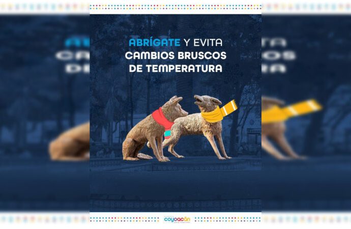 Emiten recomendaciones por bajas temperaturas en Coyoacán