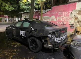 Capturan a hombre que quemó una patrulla en Azcapo