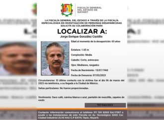 Denuncian desaparición del periodista Jorge Enrique González; viajó a CDMX