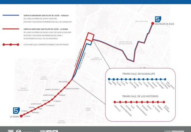 Anuncian nuevas estaciones en L-5 del Trolebús