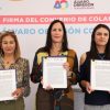 Firma Lía Limón convenio “¡1, 2, 3 ¡por el aprendizaje!”, con Save the Children