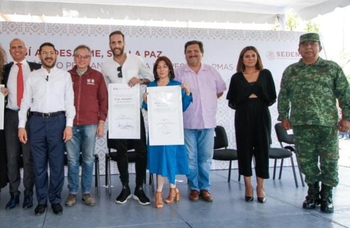 Batres encabeza desarme voluntario por toda la CDMX