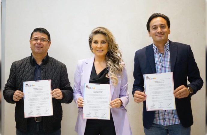 Firman PAN, PRI y PRD alianza ‘Va por la CDMX’