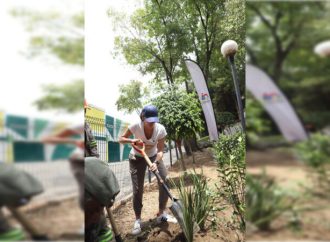 Encabeza Lía Limón rescate del parque lineal de la colonia Lomas de los Ángeles Tetelpan