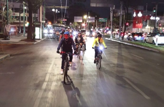 Llega ‘paseo ciclista’ a Coyoacán