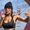 Entrena  Mariana ‘Barby’ Juárez en la Alcaldía Coyoacán