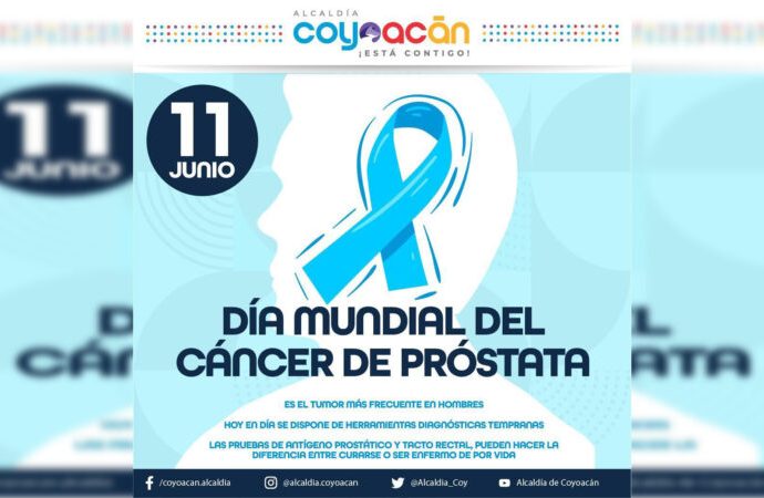 Conmemoran el  Día Mundial del Cáncer de Próstata en Coyoacán