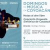 Invita Sinfónica de Coyoacán al concierto ‘Notas al aire’