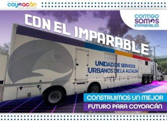 Continúa el recorrido de «El Imparable» en Coyoacán