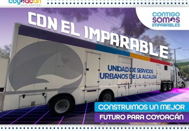 Continúa el recorrido de «El Imparable» en Coyoacán