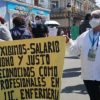 Protestan  representantes de 31 hospitales  en Secretaría de Salud