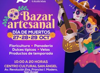 Invita Alcaldía ÁO al Bazar Artesanal de Día de Muertos