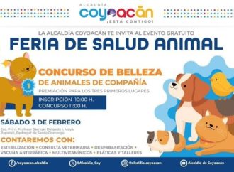 Invita Coyoacán a la Feria de la Salud Animal