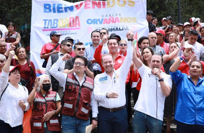 Abandonan a Rubalcava y se suman a Taboada y Orvañanos en Cuajimalpa