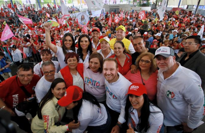 Xóchitl, Ale Rojo y Taboada recorren Tepito