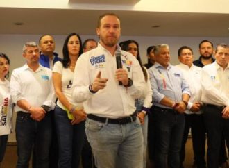 Taboada y los candidatos de la alianza respaldan a Alessandra Rojo ; responsabilizan a Batres de la violencia 