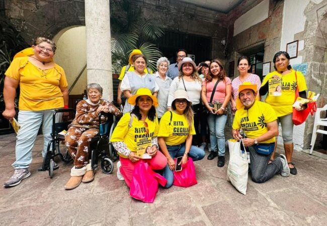 Visita Rita Cecilia hogar de Ancianos Nuestra Señora de Guadalupe