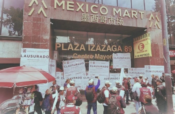 Clausura de plaza comercial china, por violentar Ley de Desarrollo Urbano: Batres