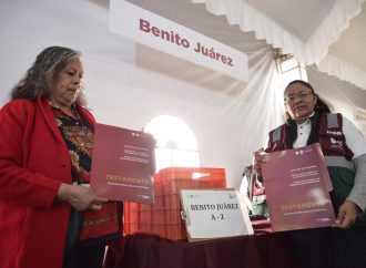 GCDMX entrega 3 mil 500 testamentos para asegurar patrimonio