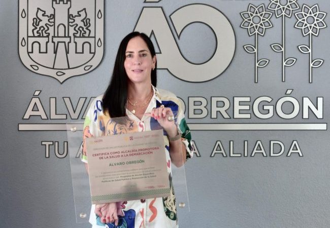 Lía Limón consigue certificar a Álvaro Obregón como Alcaldía promotora de la salud