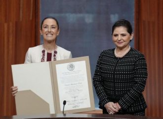 Celebra Morena entrega de constancia como presidenta electa a Sheinbaum