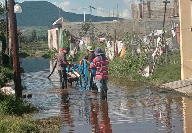 Panistas exigen a Batres atender inundaciones en Tláhuac