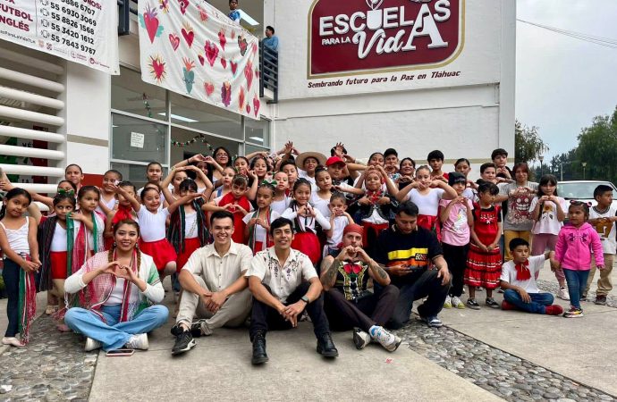 Escuelas para la vida, un proyecto de desarrollo integral para niñas, niños y jóvenes de Tláhuac