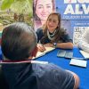 Diputada Laura Álvarez inaugura módulo de atención en explanada MH