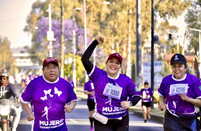 La Gran Carrera «Tan Fuerte como una Mujer» congregó a más de 4 mil participantes en Tláhuac